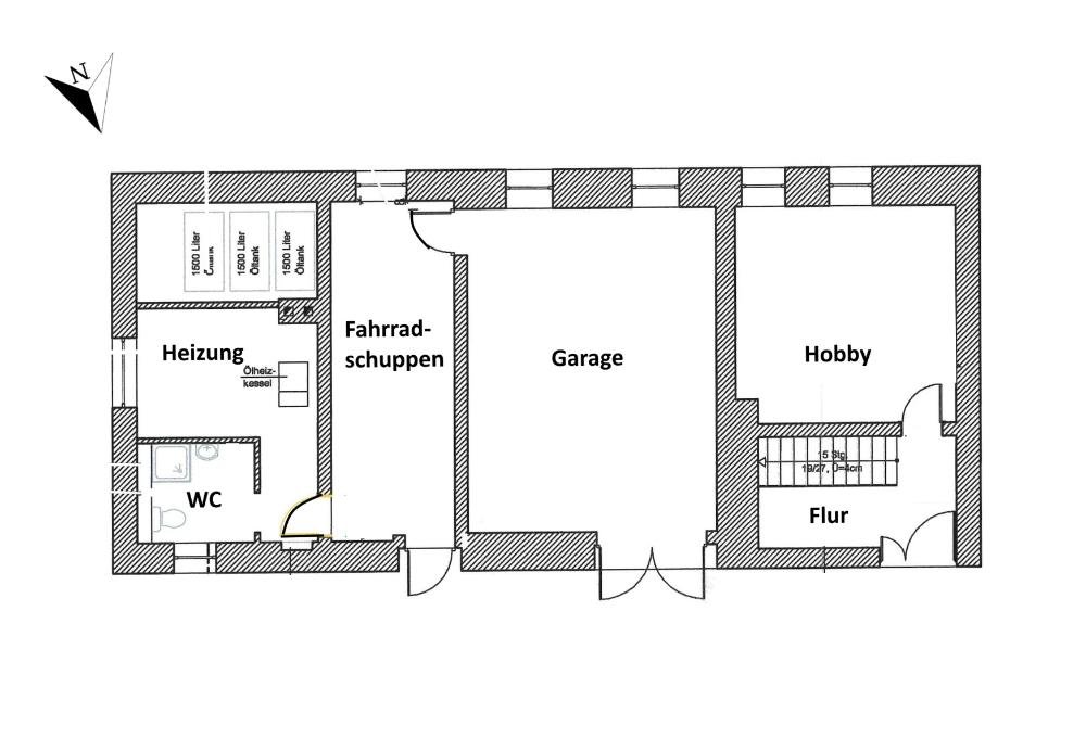 Grundriss Nebengebäude EG